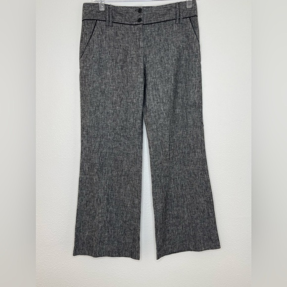 A. Byer Pants - A Byer Black Linen Look Slacks Mid Rise Flared Leg
Business Casual Wear size 11